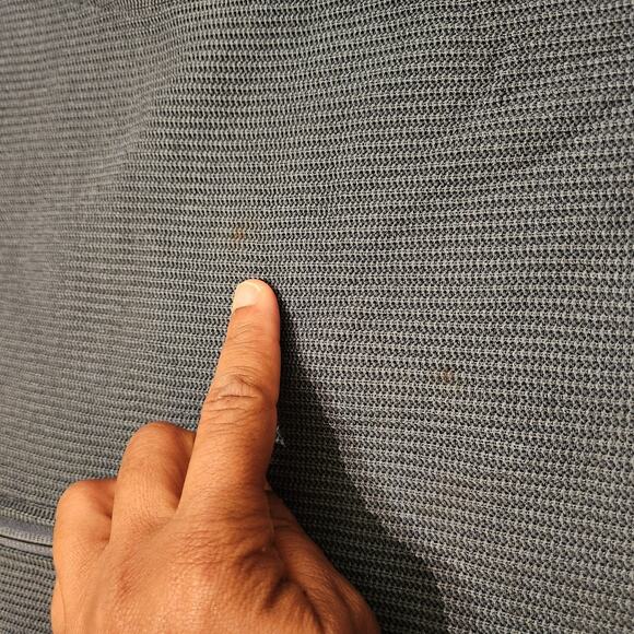 Spyder Mens Sz L Pullover Blue/Grey Black Half Zip Fleece Sweater Thermal Ski - Picture 5 of 10